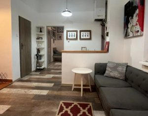 Apartament 2 camere, 2 bai, mobilat, utilat, 55mp, zona Centrala. 