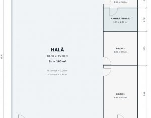 Hale de inchiriat 215mp-430mp, zona Oasului sens giratoriu Chinteni